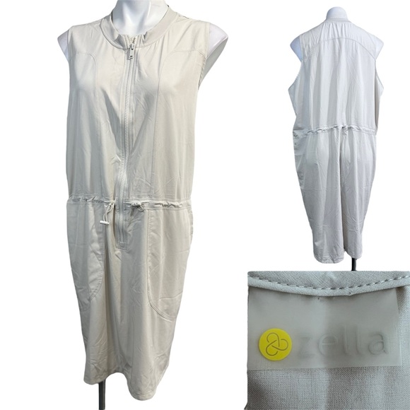 Zella Dresses & Skirts - Zella White Sleeveless Dress‎
